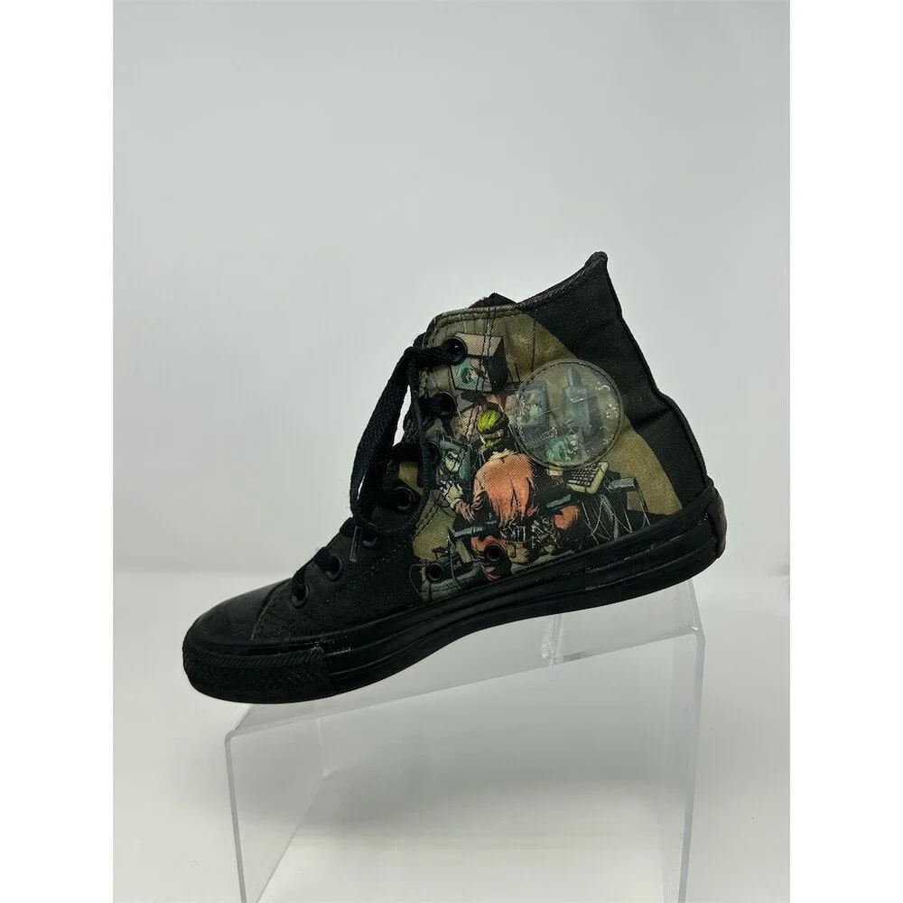 Converse Chuck Taylor All Star Hi Sneakers Unisex Black DC Comics Joker Size 7